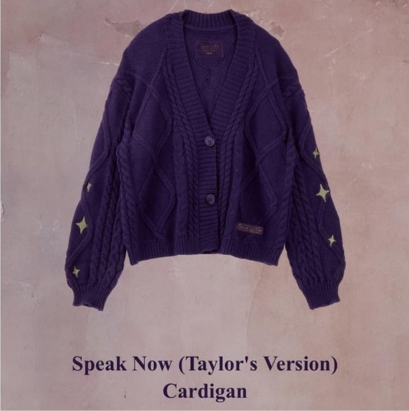 Official Taylor Swift Speak Now Cardigan - Picture 9 of 10